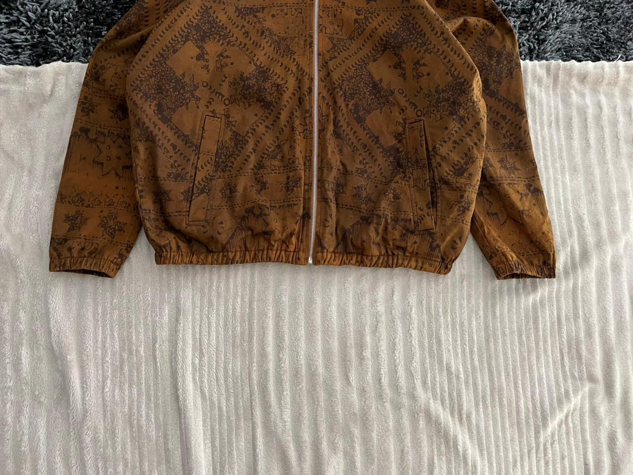 Brown Textured Jacket