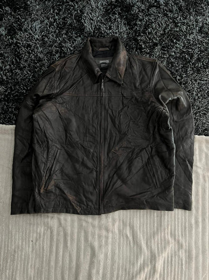 Kenneth Cole Reaction Leather jacket | Winterwear|Streetwear