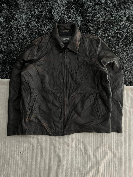 Kenneth Cole Reaction Leather jacket | Winterwear|Streetwear