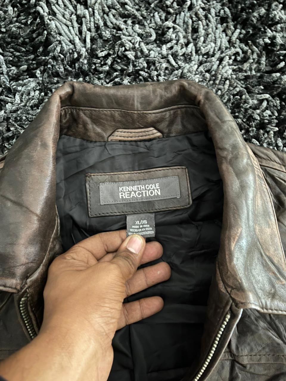 Kenneth Cole Reaction Leather jacket | Winterwear|Streetwear