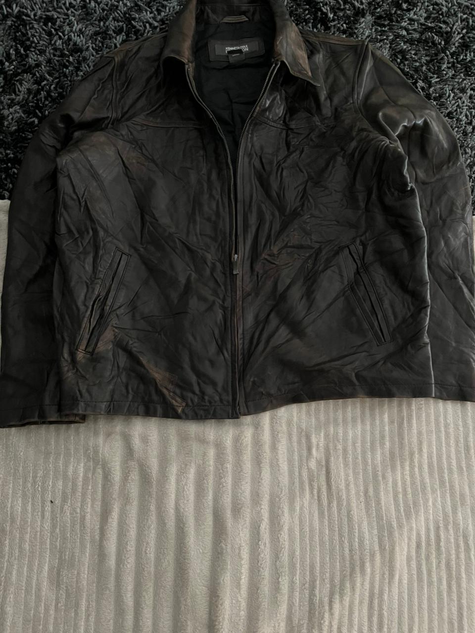 Kenneth Cole Reaction Leather jacket | Winterwear|Streetwear