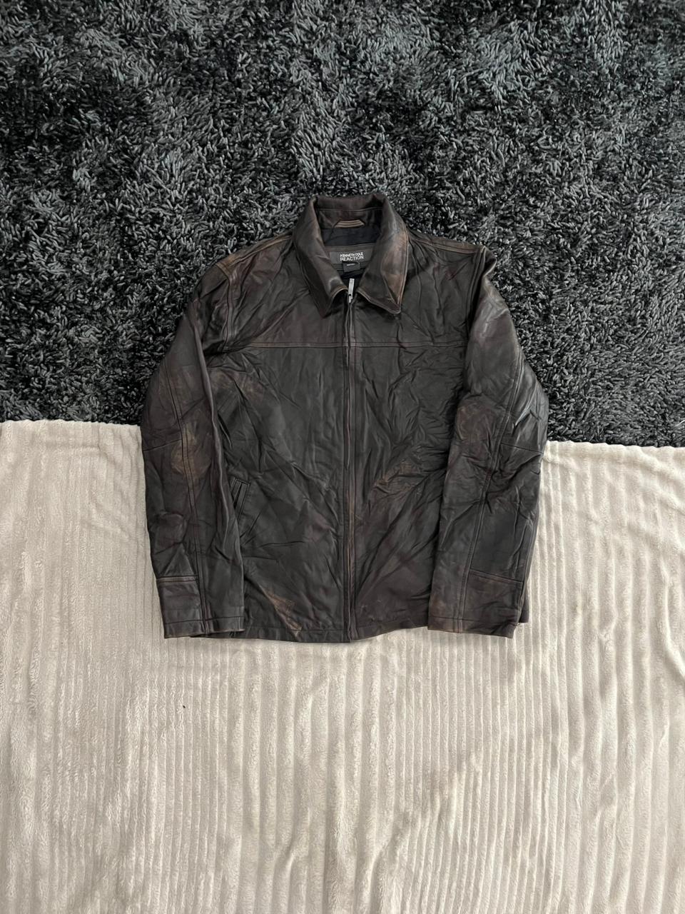 Kenneth Cole Reaction Leather jacket | Winterwear|Streetwear