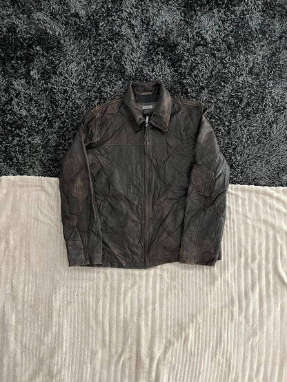 Kenneth Cole Reaction Leather jacket | Winterwear|Streetwear