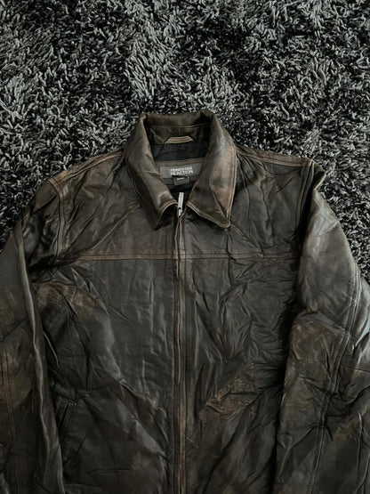 Kenneth Cole Reaction Leather jacket | Winterwear|Streetwear