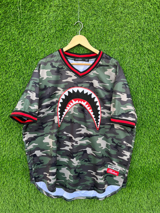 Hudson sharkmouth baseball Jersey |Vintage Oversized  Streetwear | Men Women | online shopping
