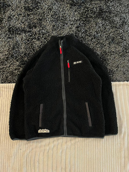 Jeep | Full frontal zipper  | Fleece Jacket | Oversized Streetwear | Winterwear | Men Women | Cozy Fashion | Gym Fit | Online Shopping