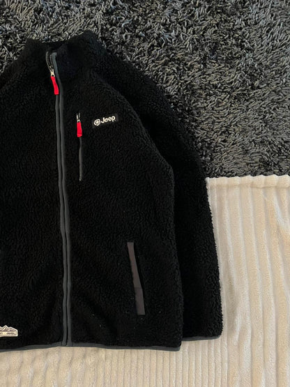 Jeep | Full frontal zipper  | Fleece Jacket | Oversized Streetwear | Winterwear | Men Women | Cozy Fashion | Gym Fit | Online Shopping