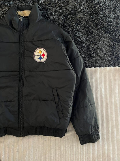 Steelers Jacket | Full frontal zipper  | Jacket | Oversized Streetwear | Winterwear | Men Women | Cozy Fashion | Gym Fit | Online Shopping
