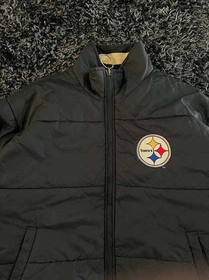 Steelers Jacket | Full frontal zipper  | Jacket | Oversized Streetwear | Winterwear | Men Women | Cozy Fashion | Gym Fit | Online Shopping