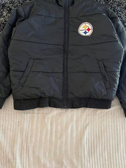 Steelers Jacket | Full frontal zipper  | Jacket | Oversized Streetwear | Winterwear | Men Women | Cozy Fashion | Gym Fit | Online Shopping
