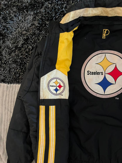 Steelers Jacket | Full frontal zipper  | Jacket | Oversized Streetwear | Winterwear | Men Women | Cozy Fashion | Gym Fit | Online Shopping