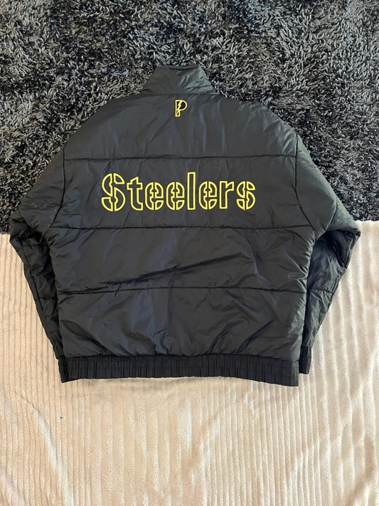 Steelers Jacket | Full frontal zipper  | Jacket | Oversized Streetwear | Winterwear | Men Women | Cozy Fashion | Gym Fit | Online Shopping