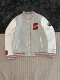 S united | Full frontal zipper  | varsity Jacket | Oversized Streetwear | Winterwear | Men Women | Cozy Fashion | Gym Fit | Online Shopping