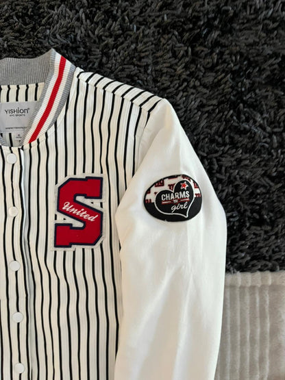 S united | Full frontal zipper  | varsity Jacket | Oversized Streetwear | Winterwear | Men Women | Cozy Fashion | Gym Fit | Online Shopping