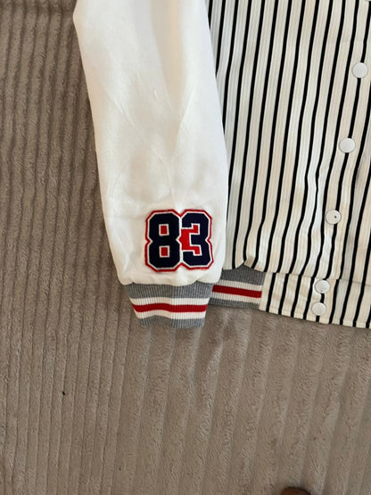 S united | Full frontal zipper  | varsity Jacket | Oversized Streetwear | Winterwear | Men Women | Cozy Fashion | Gym Fit | Online Shopping