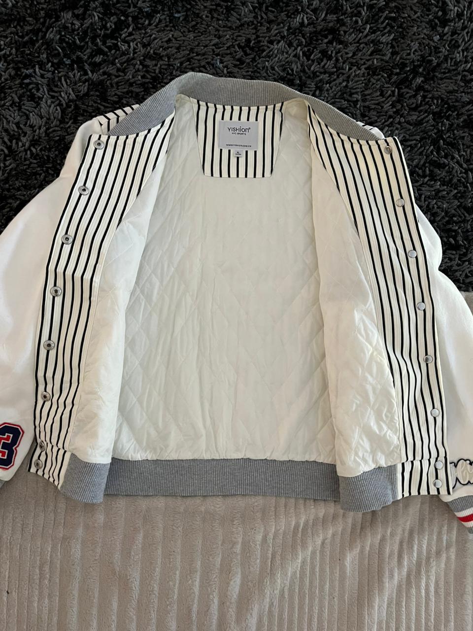 S united | Full frontal zipper  | varsity Jacket | Oversized Streetwear | Winterwear | Men Women | Cozy Fashion | Gym Fit | Online Shopping