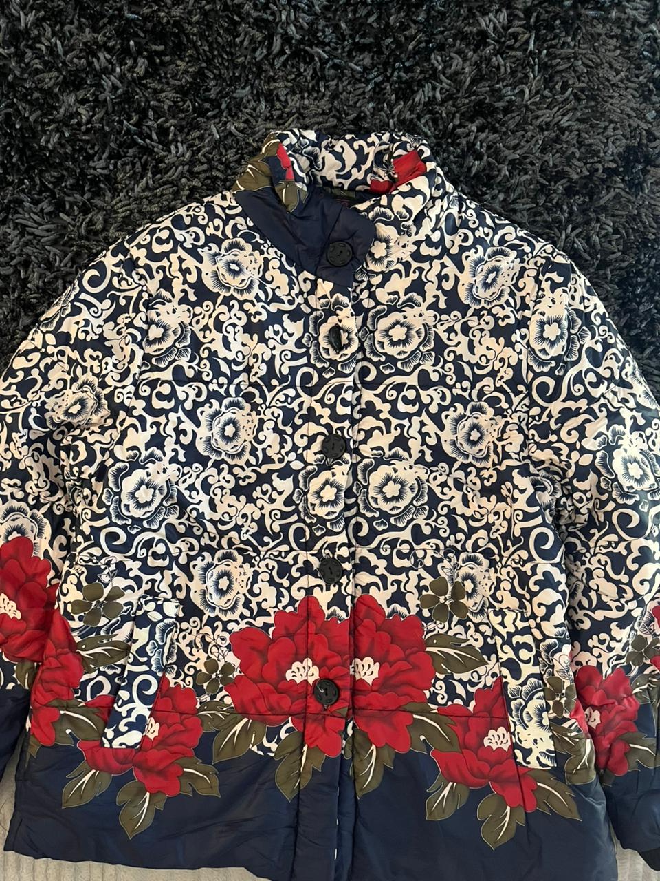 Floral | Full frontal zipper  | Jacket | Oversized Streetwear | Winterwear | Men Women | Cozy Fashion | Gym Fit | Online Shopping