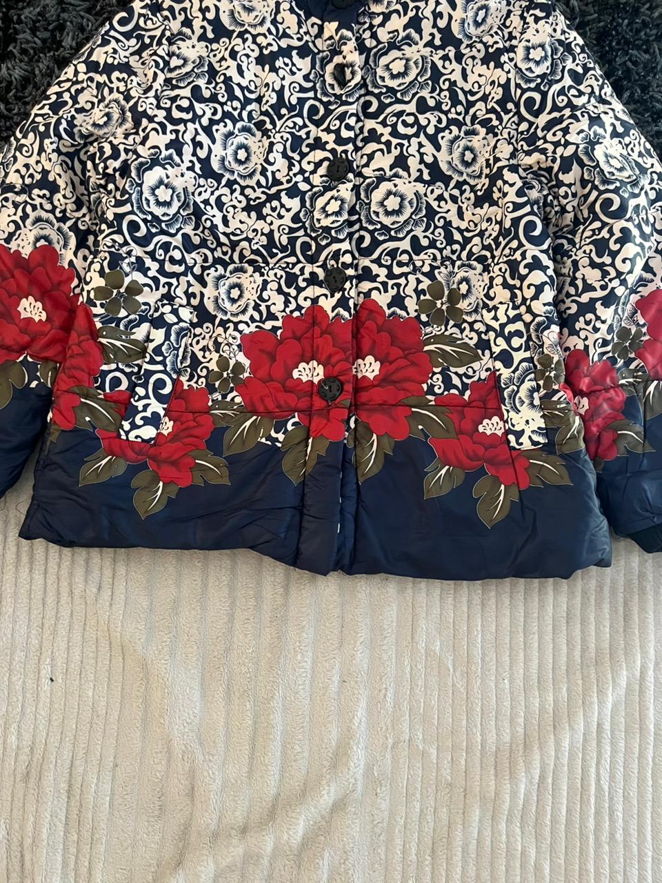 Floral | Full frontal zipper  | Jacket | Oversized Streetwear | Winterwear | Men Women | Cozy Fashion | Gym Fit | Online Shopping