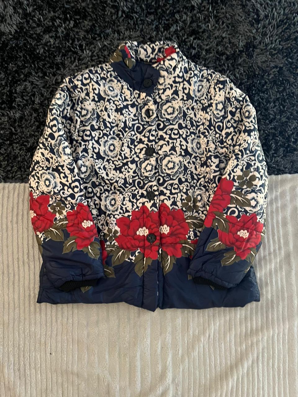 Floral | Full frontal zipper  | Jacket | Oversized Streetwear | Winterwear | Men Women | Cozy Fashion | Gym Fit | Online Shopping