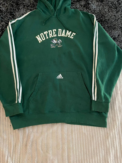 Notre Dame Adid@s |hoodie | Sportswear , Gymwear & Activewear | Track& Field| Running | Winterwear