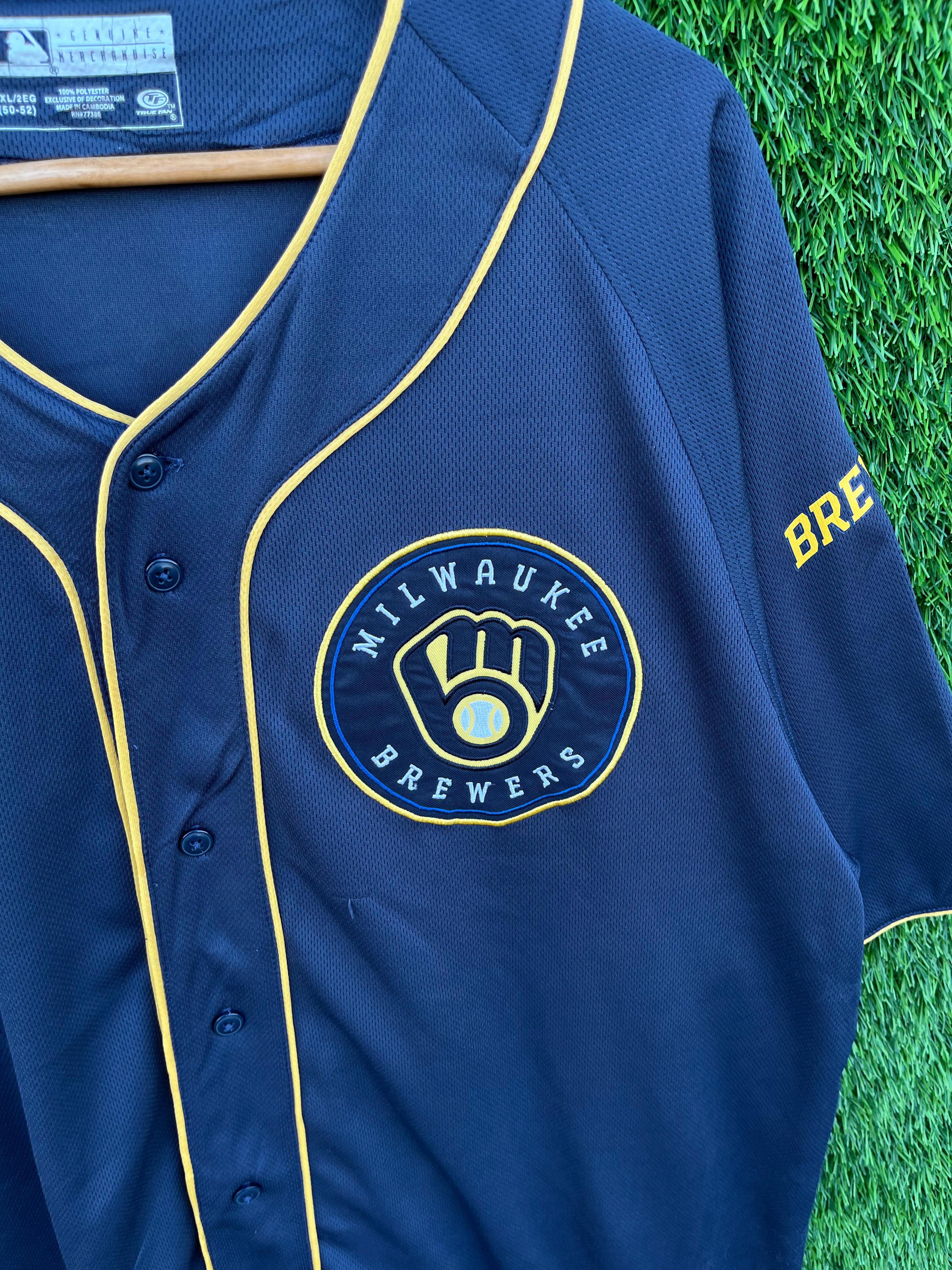 MLB MILWAUKES BREWERS Jersey  |Vintage Oversized  Streetwear | Men Women | online shopping