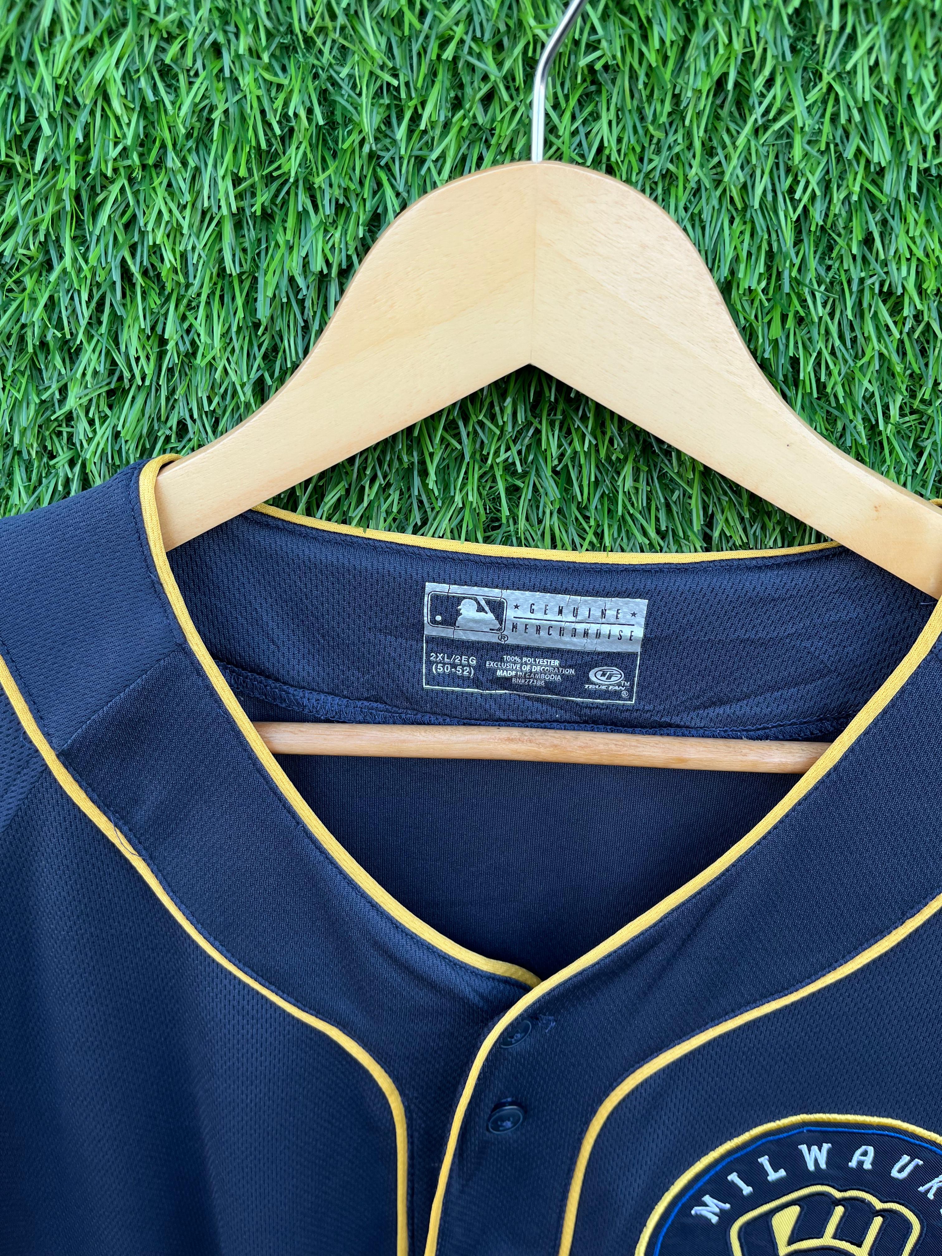 MLB MILWAUKES BREWERS Jersey  |Vintage Oversized  Streetwear | Men Women | online shopping