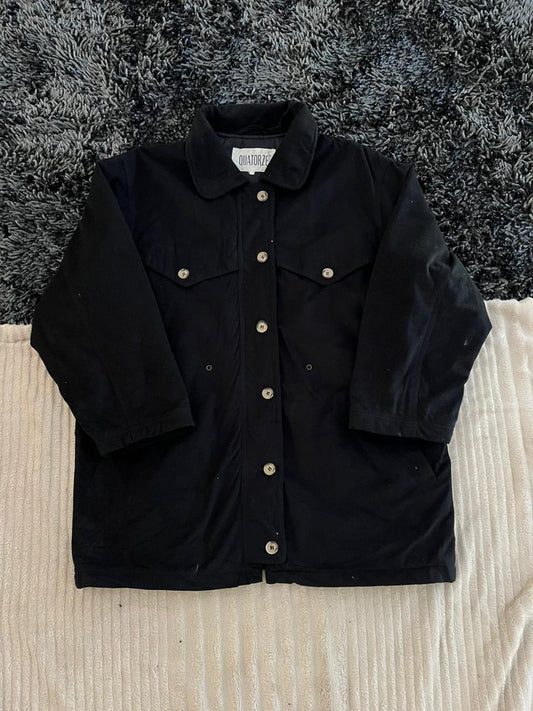 QUATORZE |WOOL JACKET | Jacket | Oversized Streetwear | Winterwear | Men Women | Cozy Fashion | Gym Fit | Online Shopping