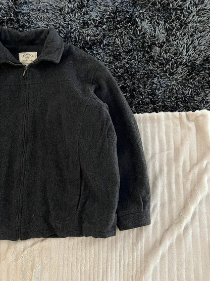 ABERDEEN WOOL JACKET | Full frontal zipper  | Jacket | Oversized Streetwear | Winterwear | Men Women | Cozy Fashion | Gym Fit | Online Shopping