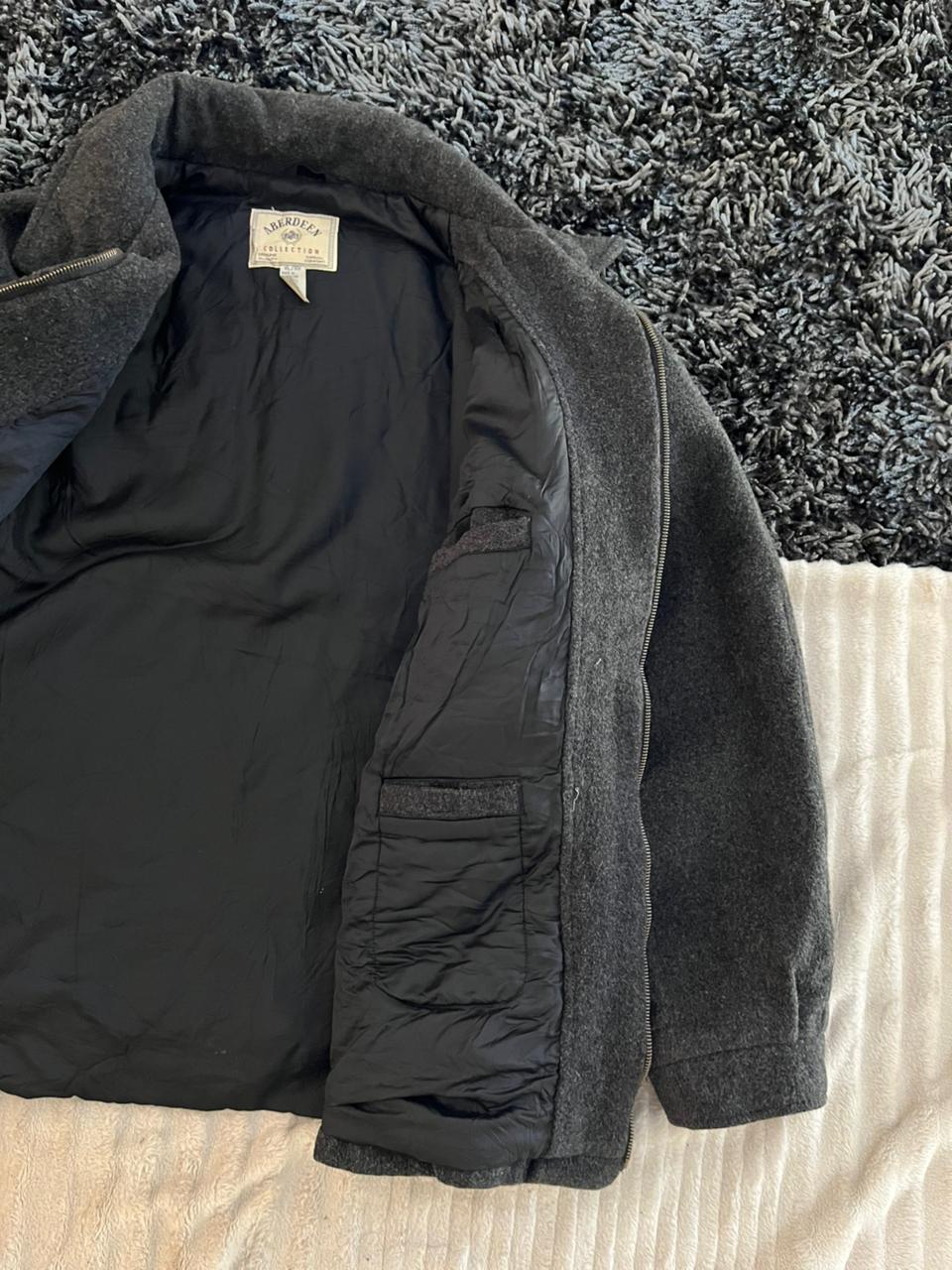 ABERDEEN WOOL JACKET | Full frontal zipper  | Jacket | Oversized Streetwear | Winterwear | Men Women | Cozy Fashion | Gym Fit | Online Shopping