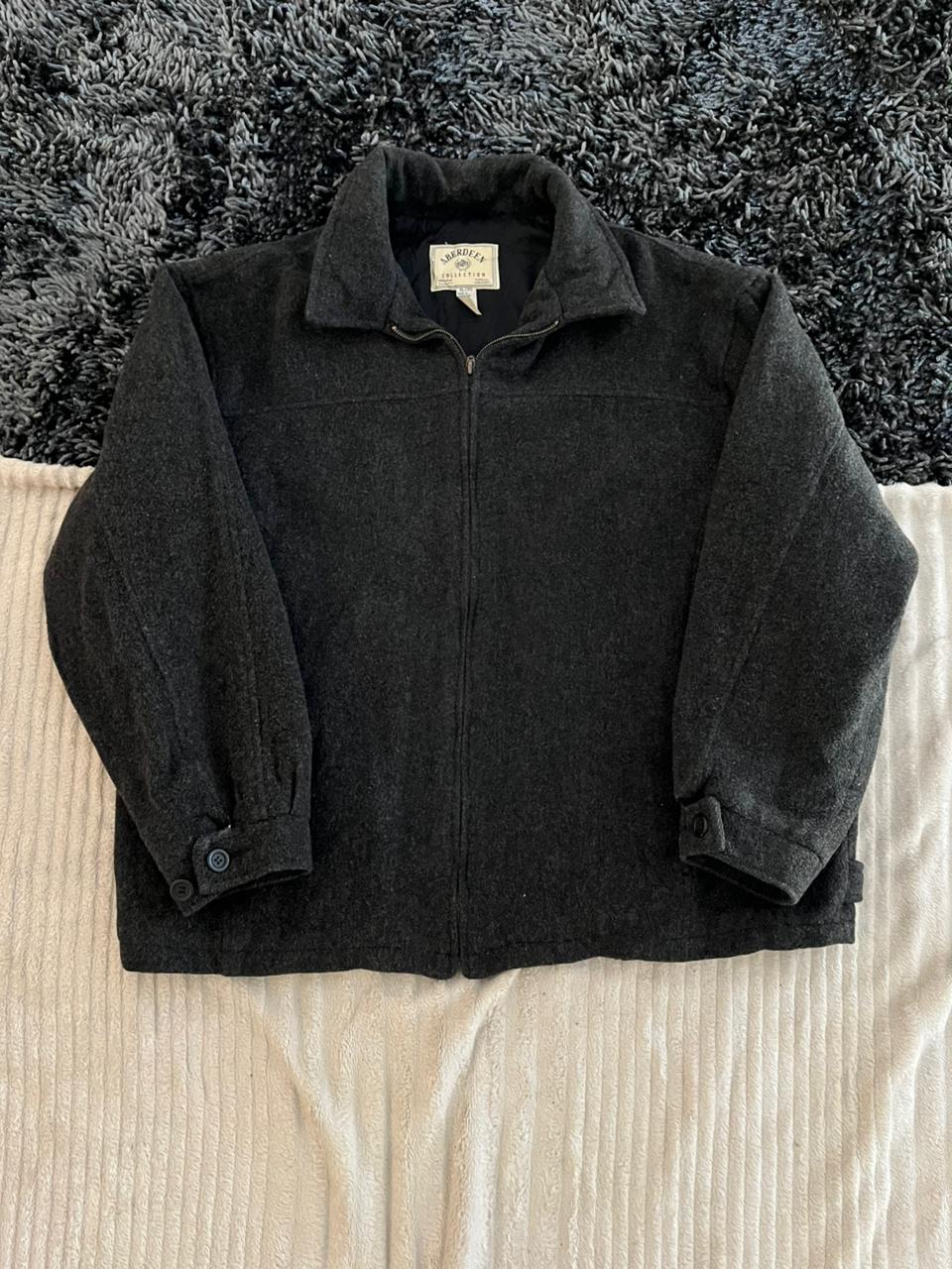 ABERDEEN WOOL JACKET | Full frontal zipper  | Jacket | Oversized Streetwear | Winterwear | Men Women | Cozy Fashion | Gym Fit | Online Shopping