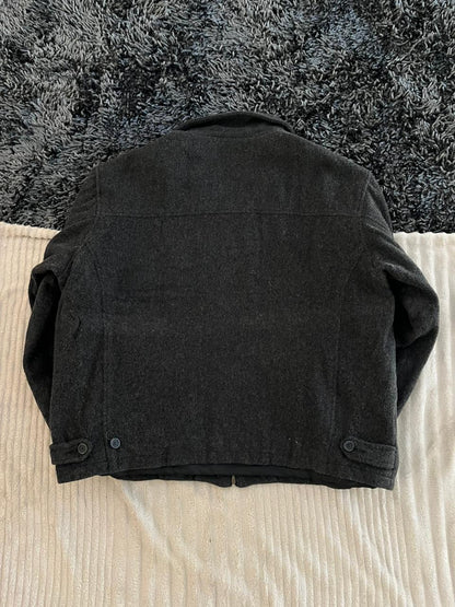 ABERDEEN WOOL JACKET | Full frontal zipper  | Jacket | Oversized Streetwear | Winterwear | Men Women | Cozy Fashion | Gym Fit | Online Shopping