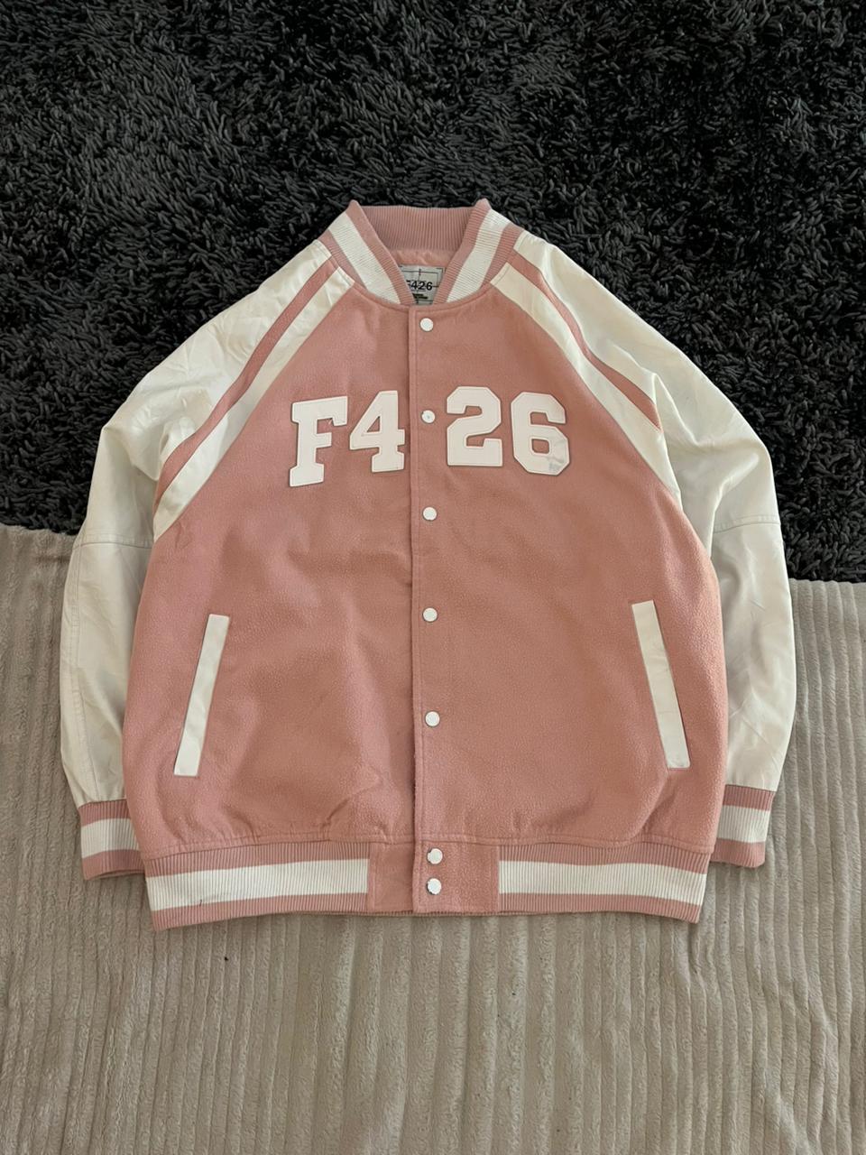 F426 varsity JACKET | Full frontal zipper  | Jacket | Oversized Streetwear | Winterwear | Men Women | Cozy Fashion | Gym Fit | Online Shopping