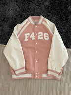 F426 varsity JACKET | Full frontal zipper  | Jacket | Oversized Streetwear | Winterwear | Men Women | Cozy Fashion | Gym Fit | Online Shopping