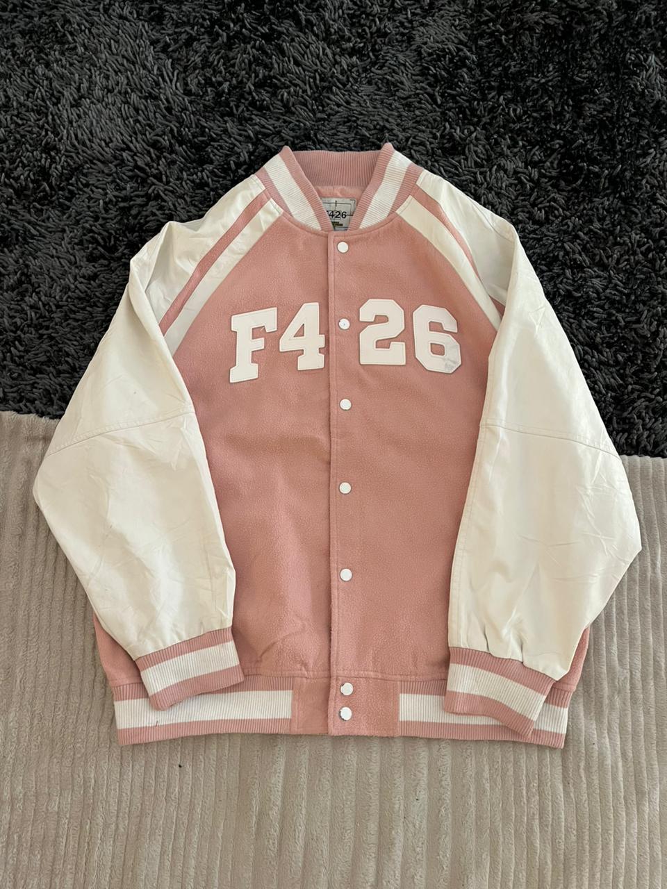 F426 varsity JACKET | Full frontal zipper  | Jacket | Oversized Streetwear | Winterwear | Men Women | Cozy Fashion | Gym Fit | Online Shopping