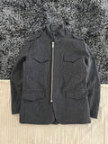 BEN SHERMAN WOOL JACKET | Full frontal zipper  | Jacket | Oversized Streetwear | Winterwear | Men Women | Cozy Fashion | Gym Fit | Online Shopping