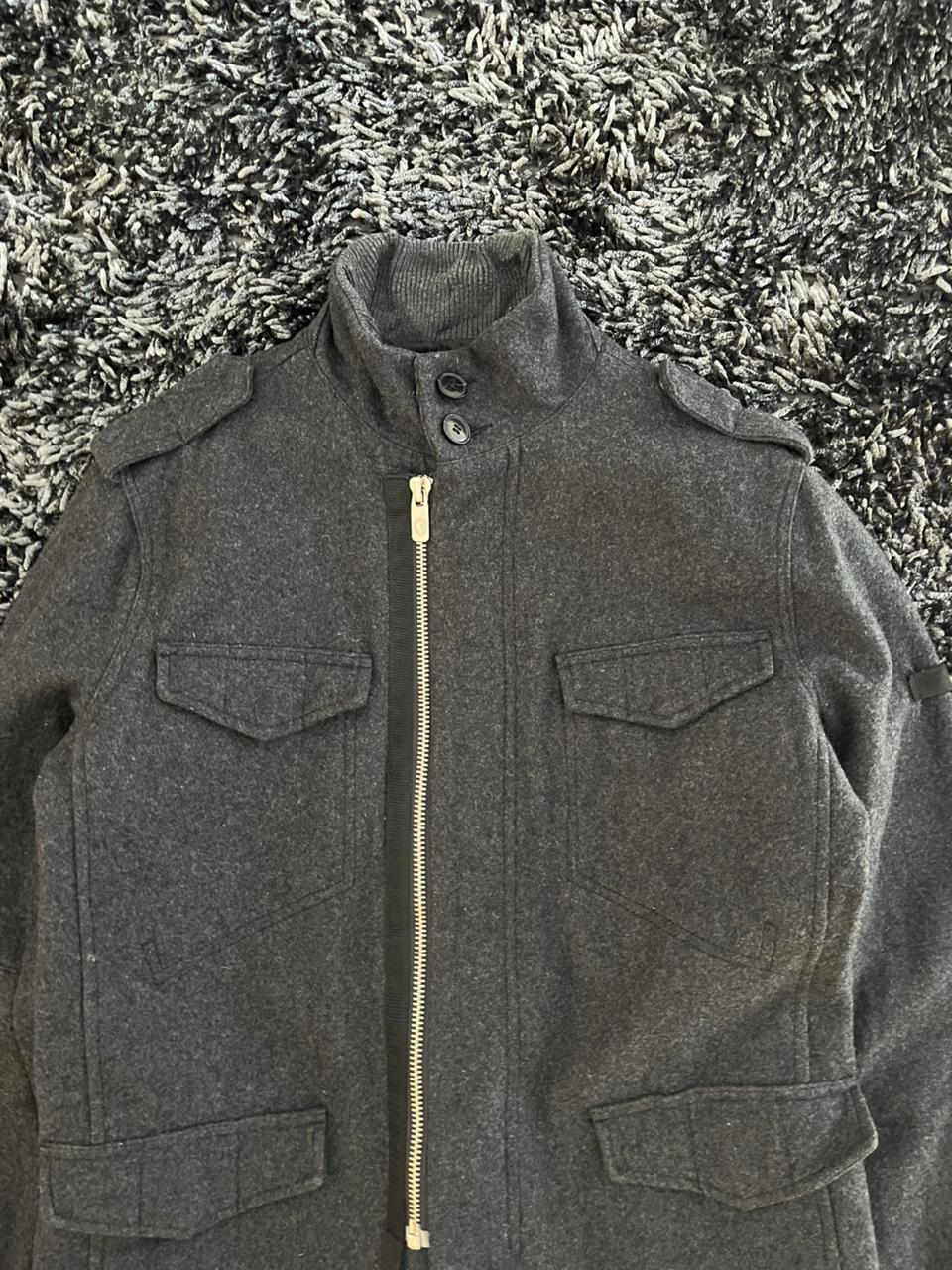 BEN SHERMAN WOOL JACKET | Full frontal zipper  | Jacket | Oversized Streetwear | Winterwear | Men Women | Cozy Fashion | Gym Fit | Online Shopping