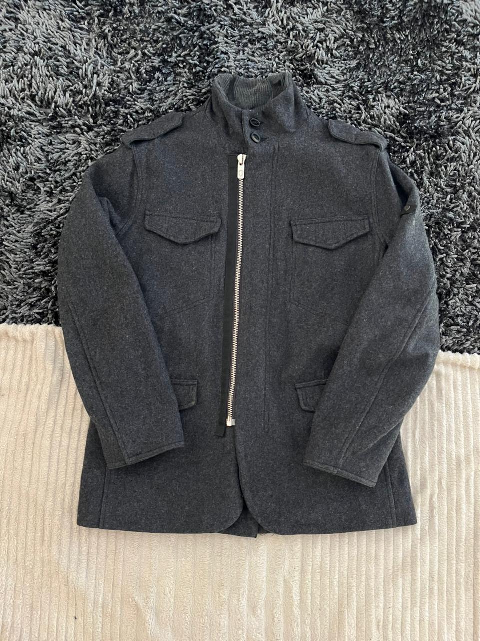 BEN SHERMAN WOOL JACKET | Full frontal zipper  | Jacket | Oversized Streetwear | Winterwear | Men Women | Cozy Fashion | Gym Fit | Online Shopping