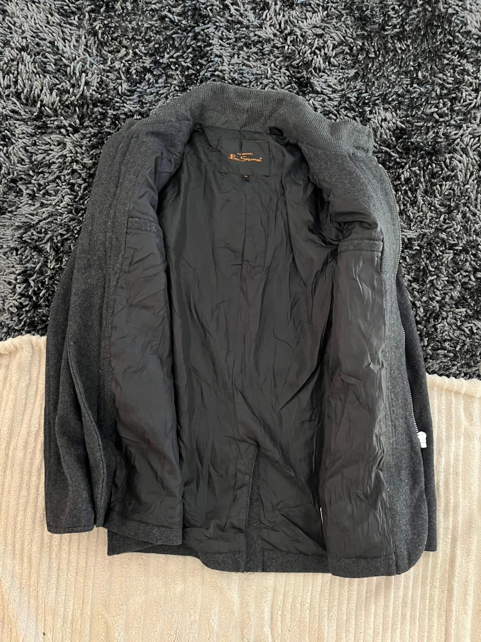 BEN SHERMAN WOOL JACKET | Full frontal zipper  | Jacket | Oversized Streetwear | Winterwear | Men Women | Cozy Fashion | Gym Fit | Online Shopping