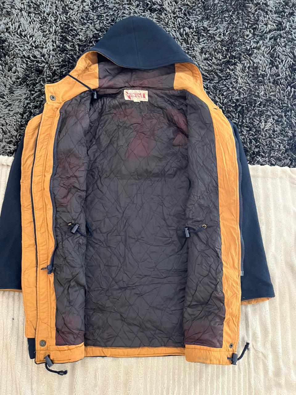 STEPHANE MATHEWS 2 WOOL JACKET | Full frontal zipper  | Jacket | Oversized Streetwear | Winterwear | Men Women | Cozy Fashion | Gym Fit | Online Shopping