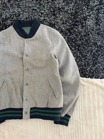 BDG WOOL JACKET | Full frontal zipper  | Jacket | Oversized Streetwear | Winterwear | Men Women | Cozy Fashion | Gym Fit | Online Shopping