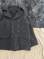 LE CHATEAU WOOL JACKET | Full frontal zipper  | Jacket | Oversized Streetwear | Winterwear | Men Women | Cozy Fashion | Gym Fit | Online Shopping
