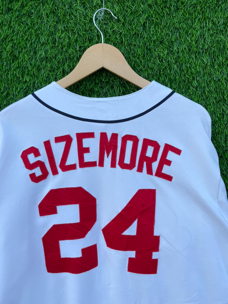 MLB INDIANS SIZEMORE 24 Jersey  |Vintage Oversized  Streetwear | Men Women | online shopping
