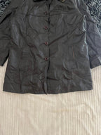 OSCAR LEOPARD Leather jacket | Winterwear|Streetwear | Women leather jacket