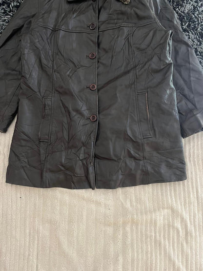 OSCAR LEOPARD Leather jacket | Winterwear|Streetwear | Women leather jacket