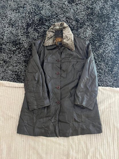 OSCAR LEOPARD Leather jacket | Winterwear|Streetwear | Women leather jacket