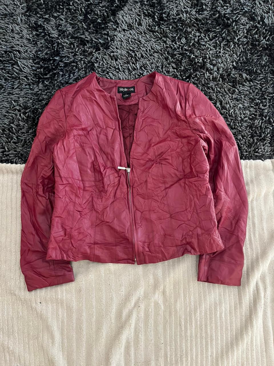 STYLE AND CO Leather jacket | Winterwear|Streetwear | Women leather jacket