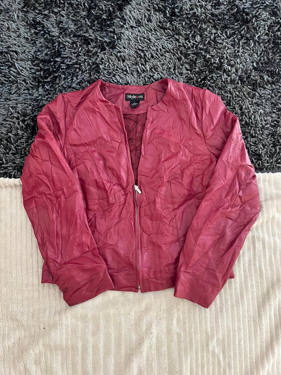 STYLE AND CO Leather jacket | Winterwear|Streetwear | Women leather jacket