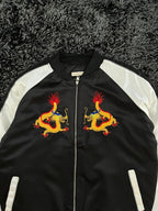 DRAGON EMBROIDERY JACKET | Full frontal zipper  | Jacket | Oversized Streetwear | Winterwear | Men Women | Cozy Fashion | Gym Fit | Online Shopping
