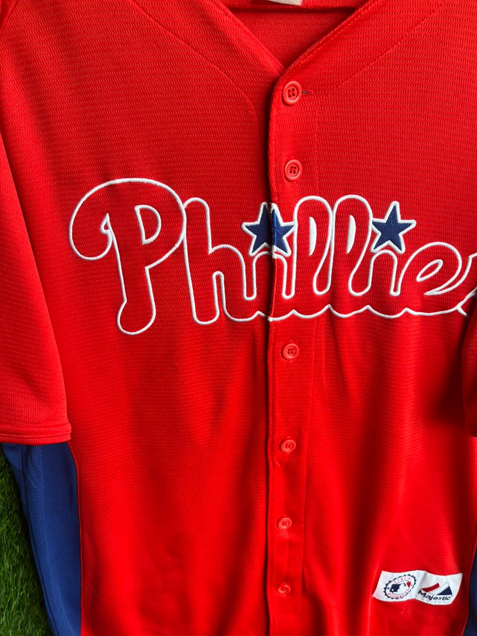 Mlb halladay 34 phillies Jersey |Vintage Oversized Streetwear | Men Women |  Online Shopping