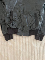 Reworked vintage Leather jacket | Winterwear|Streetwear